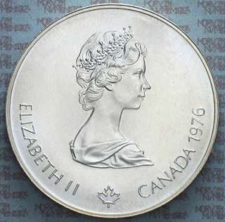 Canada, ELIZABETH II, 5 DOLLARS, Montreal Olympic Games 1976, 1976