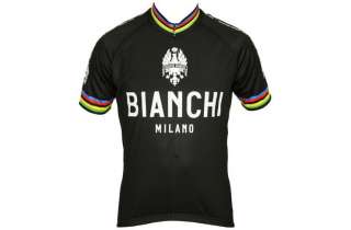 Bianchi World Champion Black Short Sleeve Jersey M  