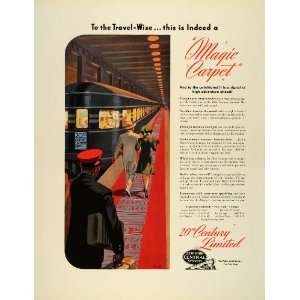 1941 Ad 20th Century Limited New York Central System Railway Train 