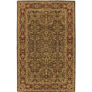 Calix Design Rug 9x13 Olive/burgundy 