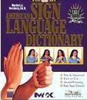   Sign Language Dictionary Gold PC MAC CD ROM deaf learn hand ASL words