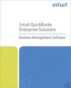 NEW 2012 Intuit QuickBooks Enterprise 12.0 NEW 5 User Upgrade  