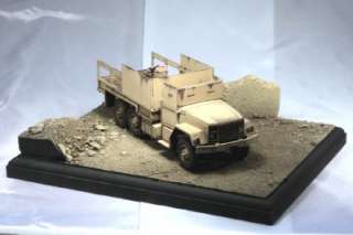 35 Built Diorama Gun Truck Iraq Afganistan Base  