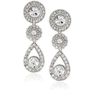  Adia by Adia Kibur Tear Drop Crystal Earrings: Jewelry