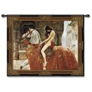  Lady Godiva 53 Wide Wall Tapestry