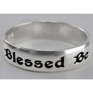  Wiccan Blessing Blessed Be Ring, Size 8 [Jewelry 