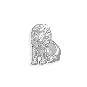  Polished Lion Bead Sterling Silver Lion Story Bead Charm 