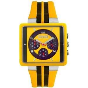  Unisex Chronograph Mustard/Black Leather Electronics