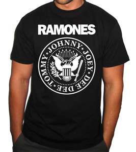 Ramones American Punk Rock Band Music Tour Biker T shirt RAM  