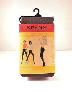 New SPANX Tight End Tights Reversible Size B Color Black/Charcoal 