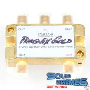 Phoenix Gold PGD 14 Pro Hybrid SMT 4 Way Splitter SMATV  