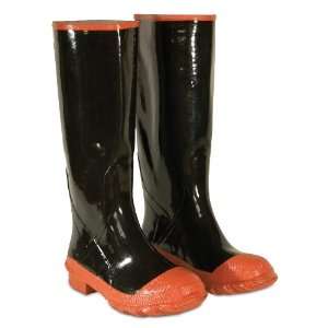  CLC Rain Wear R21017 Red Sole and Toe Rubber Boot, Size 17 
