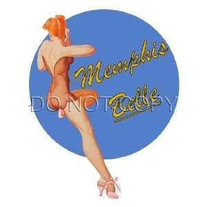   WWII Pinup GIRL Memphis Belle Nose art decals #97: Musical Instruments