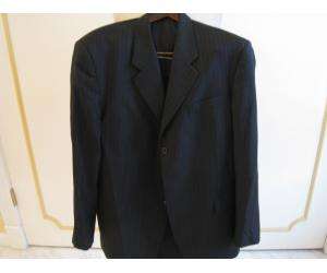 REDA mens black wool pinstripe suit sz 40L! MUST HAVE!!  