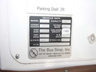 1989 School Bus Collins/Ford Econoline 350 Diesel Handicap Lift 43,414 