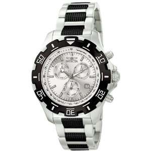   Chronograph Stainless Steel and Gun Metal Watch: Invicta: Watches