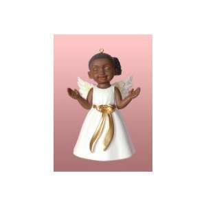  Worship (White)   African American Christmas Ornament 