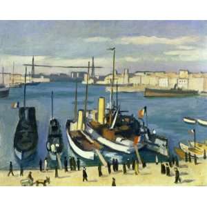 Hand Made Oil Reproduction   Albert Marquet   24 x 20 inches   The Old 