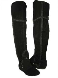 NWT BAMBOO Knee High Classy Winter Boots Fur Lined Snow Black Shoe 