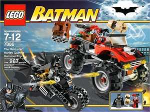   Lego The Batcycle Harley Quinns Hammer Truck (7886 