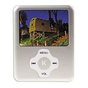  8GB USB 2.0 MP4/MP3/ FM/Voice w/1.8 LCD (Silver): MP3 