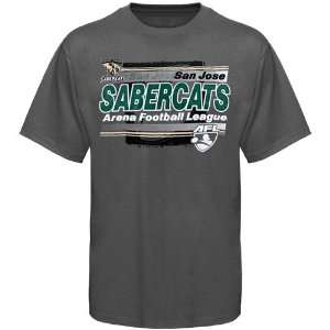  San Jose SaberCats Dillio T shirt   Charcoal: Sports 