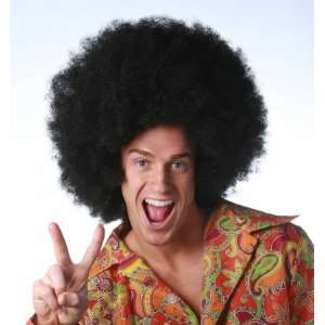  Wicked Wigs 812223011646 Men Afro Black Wig Toys & Games