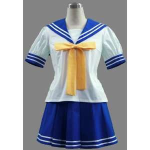  Japanese Anime Lucky Star Cosplay Costume   Female Summer School 