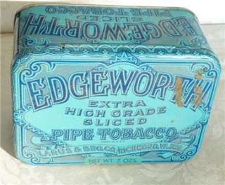 Pretty 1930s Edgeworth Pipe Tobacco Tin  