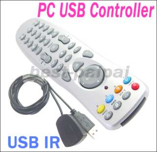 USB Media Center PC Desktop Remote Control Wireless Controller IR 