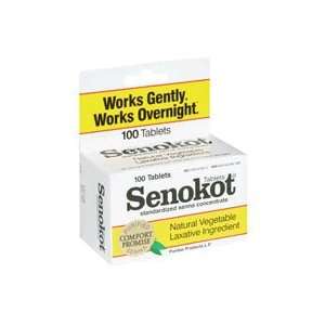 Senokot natural vegetable laxative tablets with senna concentrate 