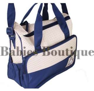 5PCs Baby Nappy Changing Bag Set Diaper Bag Brand New  