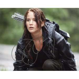  Jennifer Lawrence Hunger Games Katniss Autographed Signed 