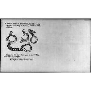  Illustrated,Civil War,Union Envelopes,slave chains,1861 