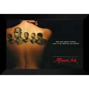 Miami Ink 27x40 FRAMED TV Poster   Style A   2005