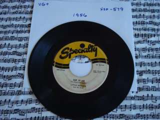 45 RPM Little Richard Rip it Up Specialty 579  