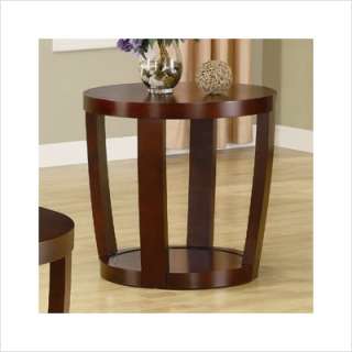 Wildon Home Acton End Table in Rich Cherry 701317 021032224202 