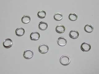1500Pcs Silver Plated Open Jump Ring 5X0.7mm FREESP  