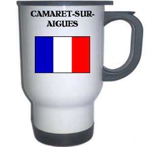  France   CAMARET SUR AIGUES White Stainless Steel Mug 