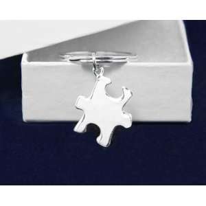  Autism Puzzle Piece Key Chain   (18 Key Chain) Everything 