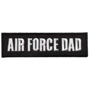 AIR FORCE DAD Military Airforce Vet Biker Vest Patch