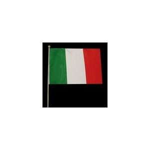   Italian Flag Glued on 23 Wooden Dowel Rod