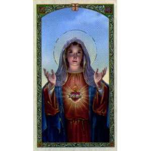  Novena Prayer to the Immaculate Heart of Mary Prayer Card 