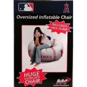   Anaheim Angels Large Inflatable Air CHAIR with Pump: Sports & Outdoors