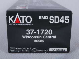 Kato 37 1720 HO EMD SD45 Wisconsin Central #6585  