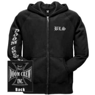  Black Label Society   Doom Crew Zip Hoodie: Clothing
