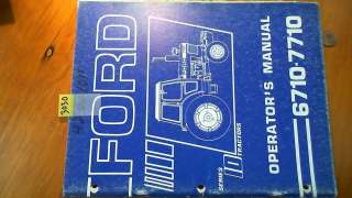 Ford New Holland Series 10 (6710 7710) Tractor Owners Operators 