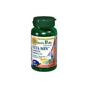  Puritans Pride Vita MinTM Multi Vitamin (Complete Formula 