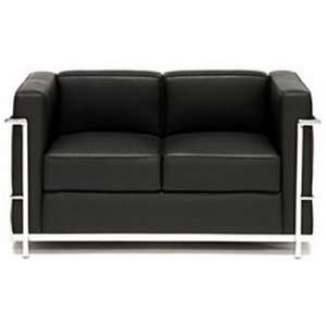   Fine Mod Imports Sofa / Couch Le Corbusier B1158 BLACK: Home & Kitchen