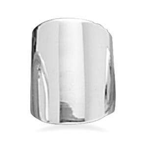   : Flat Cigar Band Sterling Silver Ring Mens Womens Sizes, 8: Jewelry
